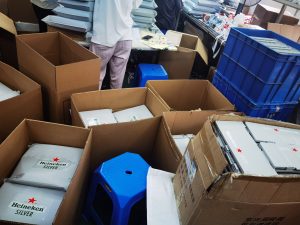 Assembling Heineken Foldable Storage Box-case of heineken