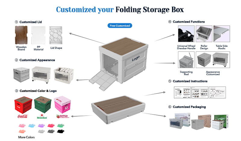 small outdoor storage box customizable options -CB06