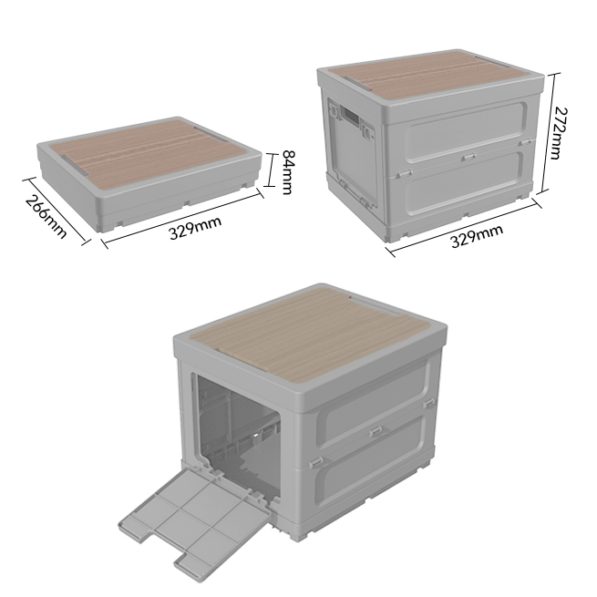 small outdoor storage box customizable options -CB06 Specifications