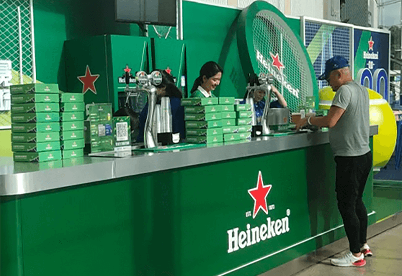 Showcase of Heineken Customization Case2