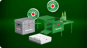 Best Buds Box-Folding storage box-case of heineken