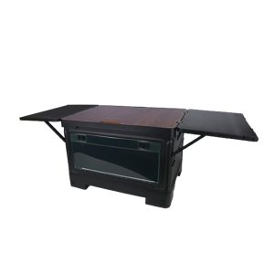 Large Black Plastic Folding Crate2