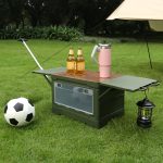 Foldable camping storage box