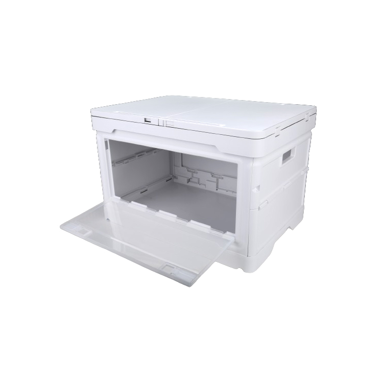 White Storage Boxes Protective Lids