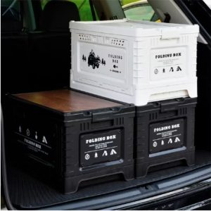 Camping Box Foldable Organizers for Car Trunk Storage