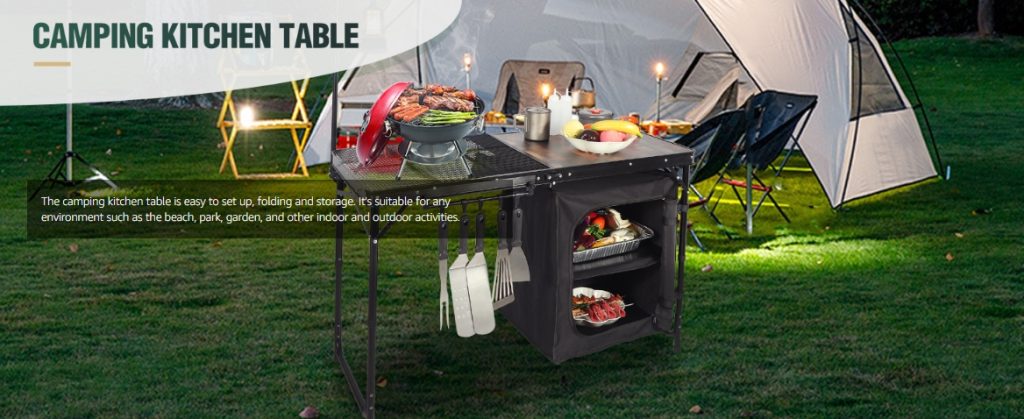 portable kitchen for camping