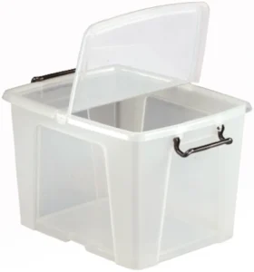 40l Plastic transparent storage box