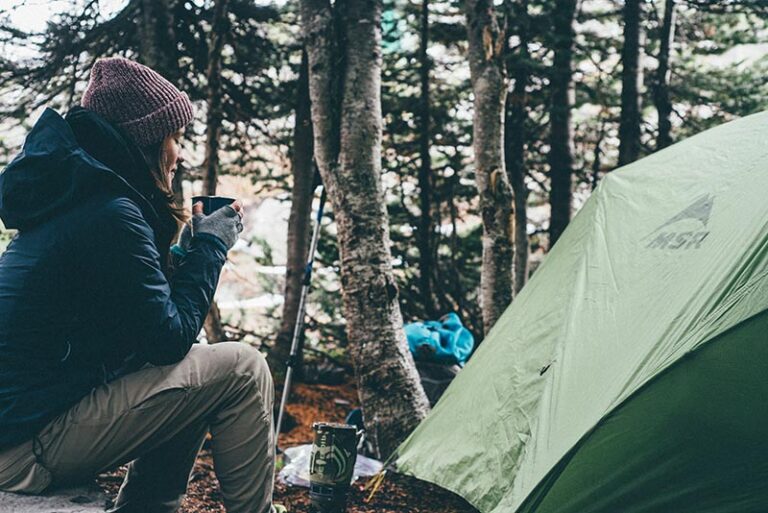 during camping trips