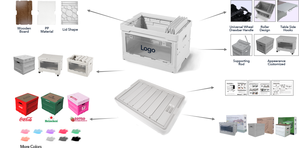 foldable plastic storage box factory
