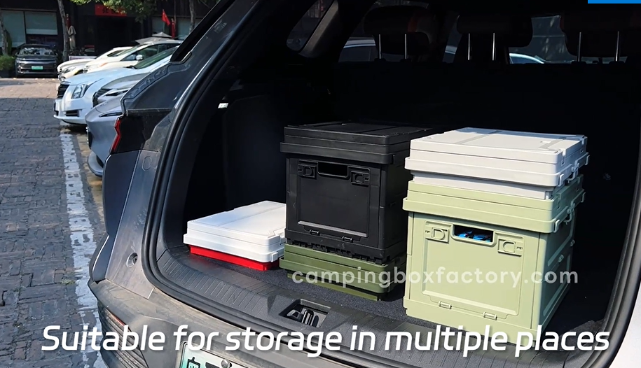 camping folding box for car
