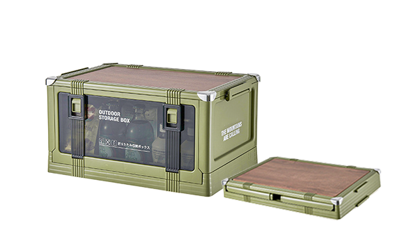 army green camping storage box