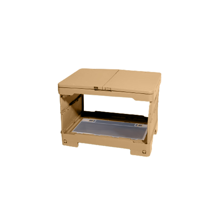 CB03 storage unit half-open showing internal space