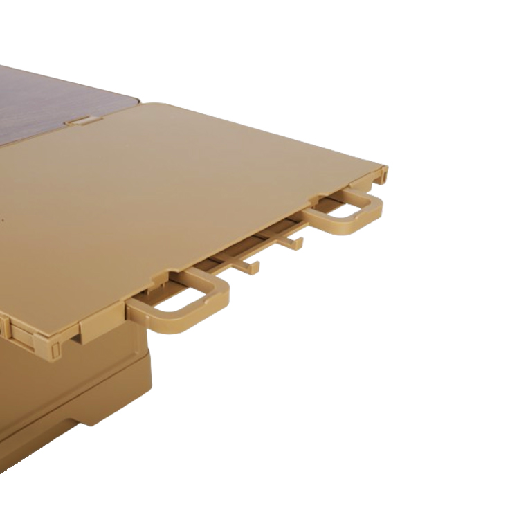 CB04 khaki tabletop close-up with rounded edges