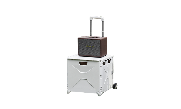white foldable storage box