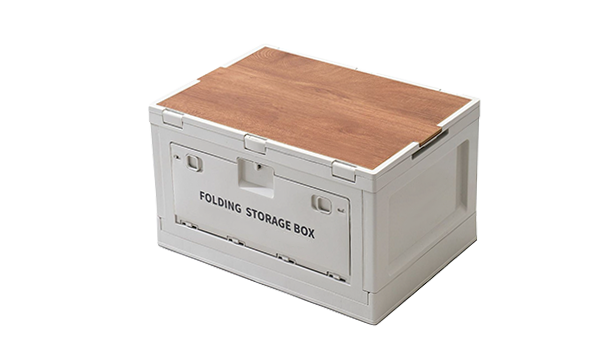 Outdoor Folding Box with Table Setup