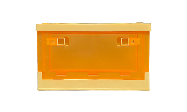 yellow foldable storage box