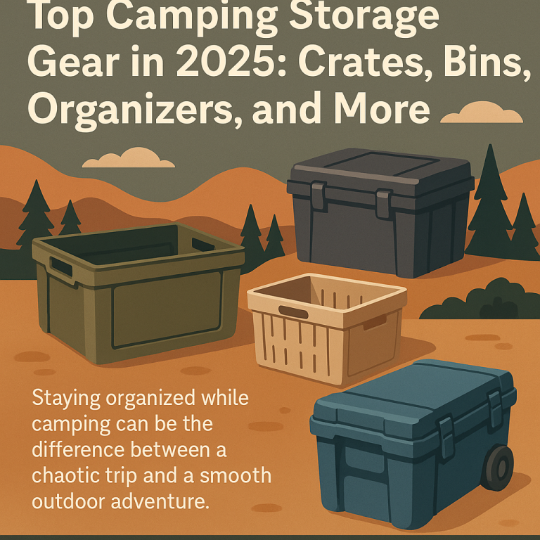 Top Camping Storage Gear for 2025 | Best Crates, Boxes & Organizers