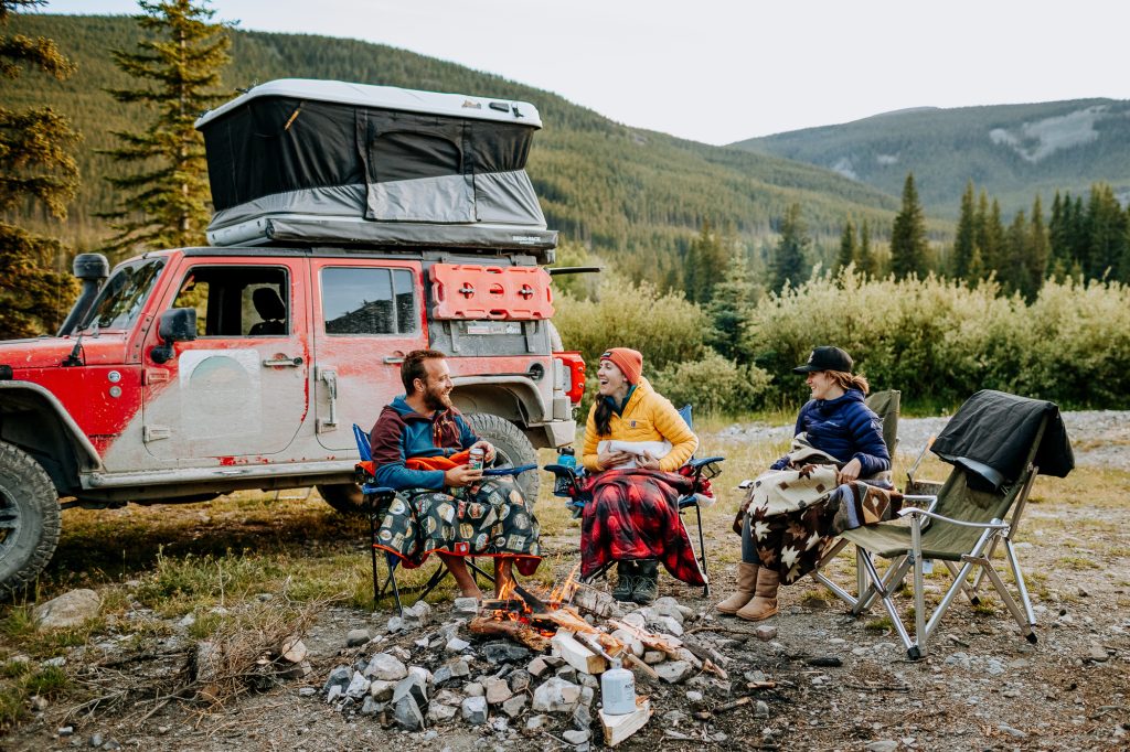 RV camping storage solutions overview with campervan