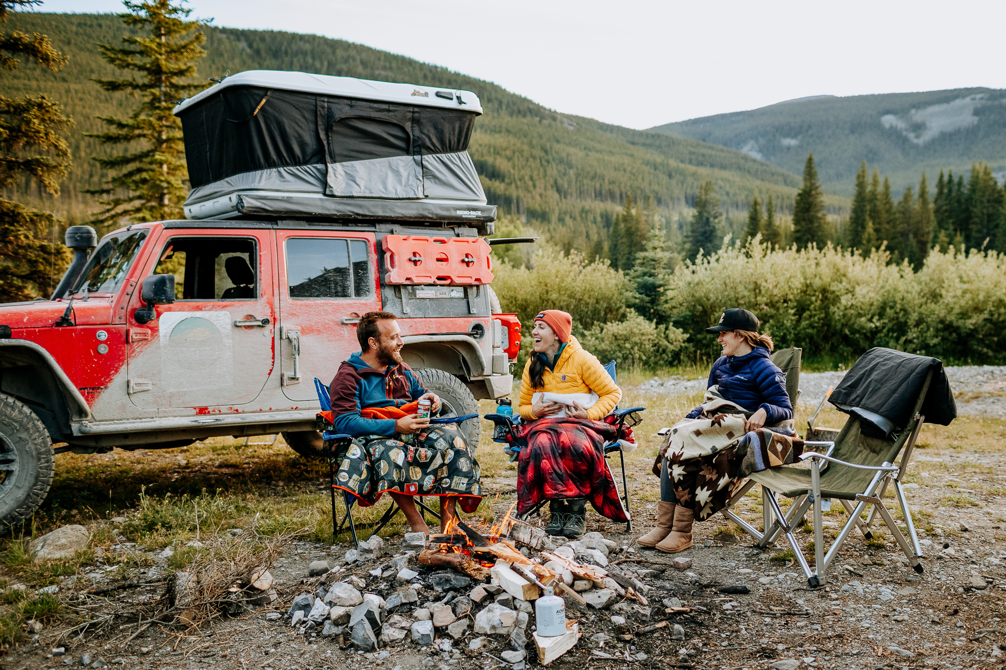 RV camping storage solutions overview with campervan