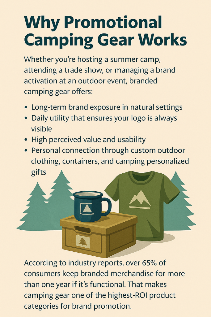 Why Promotional Camping Gear Works