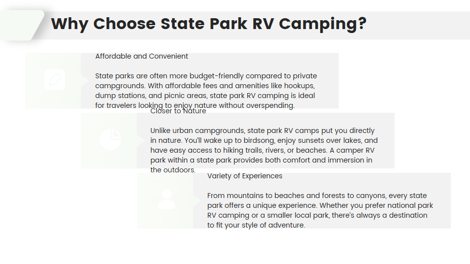 Why Choose State Park RV Camping?
