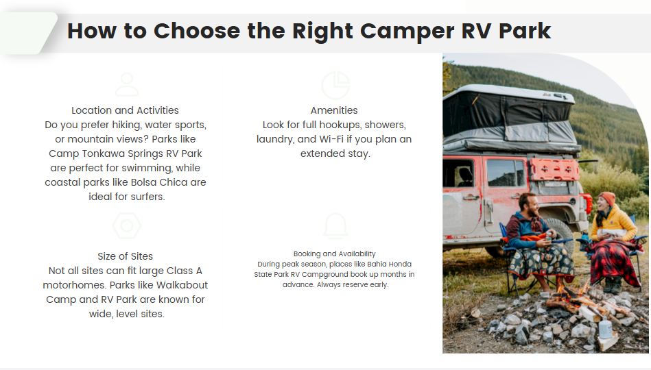 How to Choose the Right Camper RV Park